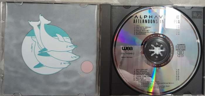 Alphaville - Afternoons In Utopia CD (1986 German pressing)