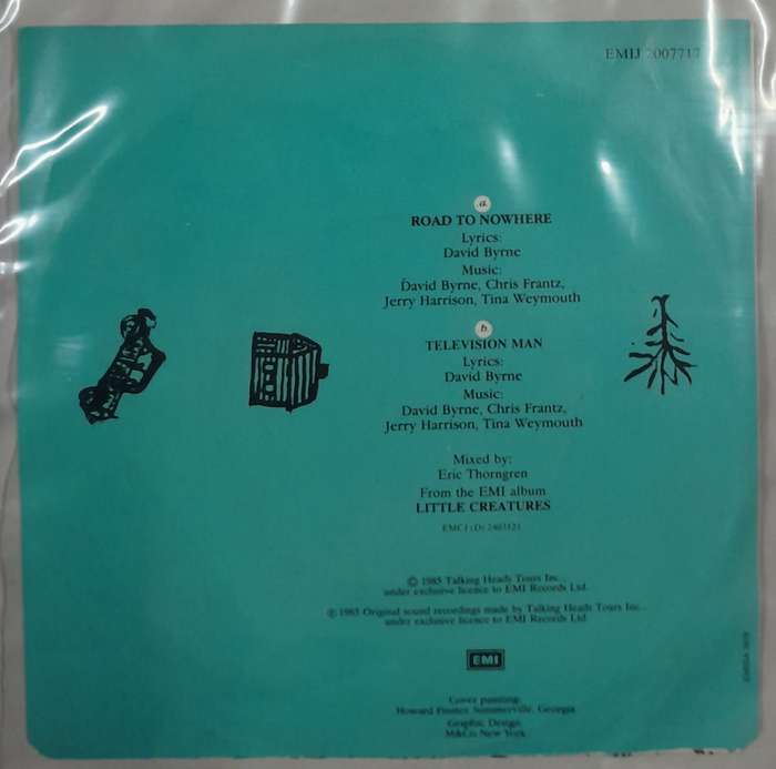 Talking Heads - Road To Nowhere 7" single