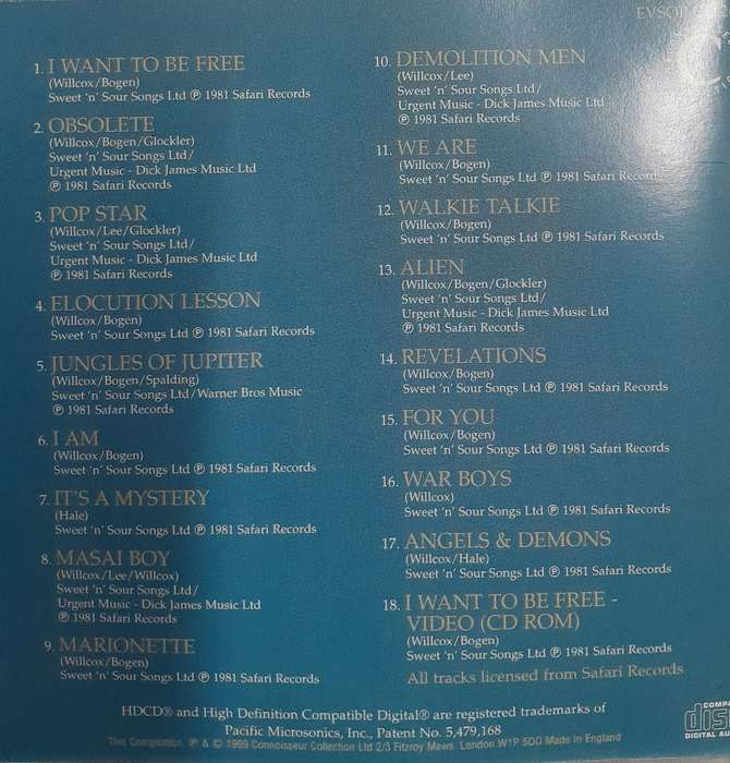 Toyah - Anthem CD