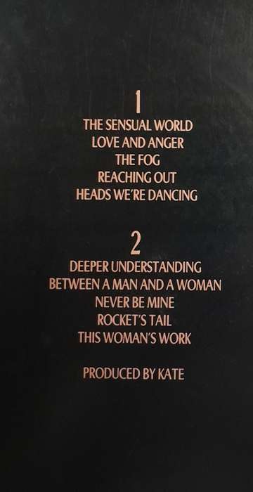 Kate Bush - The Sensual World LP (1989 South African pressing)