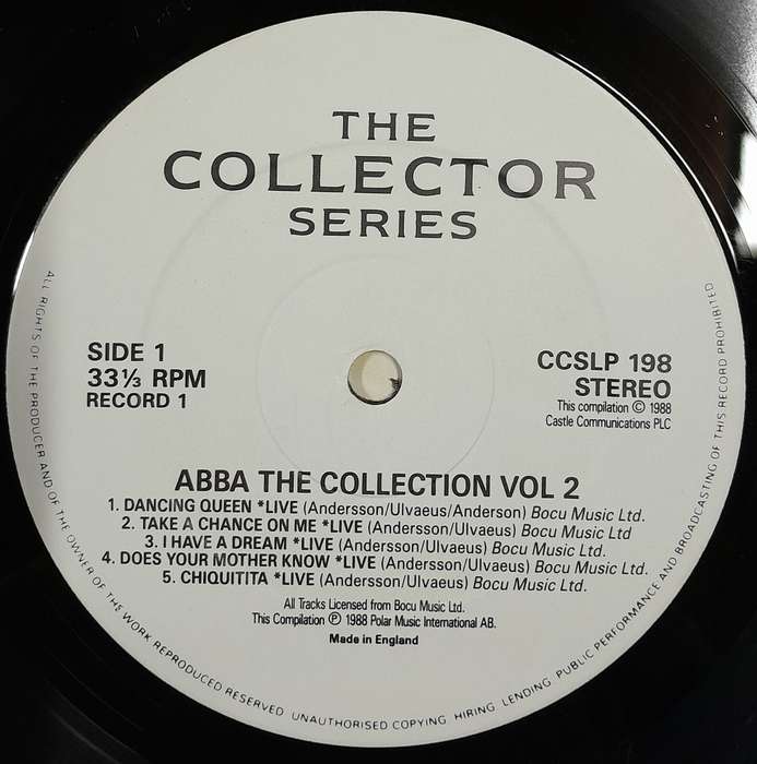 ABBA - The Collection Volume 2 (1988 2lp set)