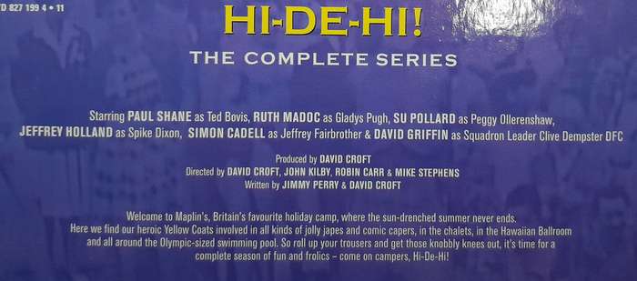 Hi-De-Hi! - Complete series 1 to 9 (13 DVD box set)