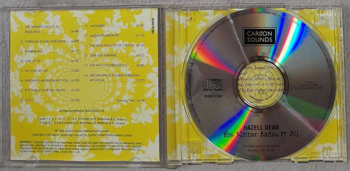 Hazell Dean - Sings ABBA - The Winner Takes It All CD