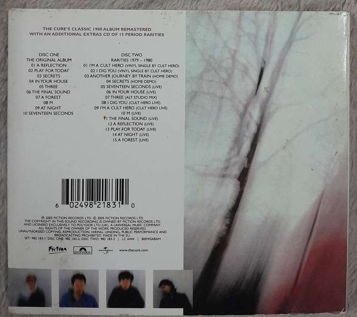 The Cure - Seventeen Seconds 2CD set (2005 release)