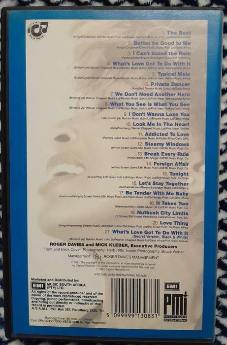 Tina Turner - Simply the Best - The Video Collection (VHS cassette)