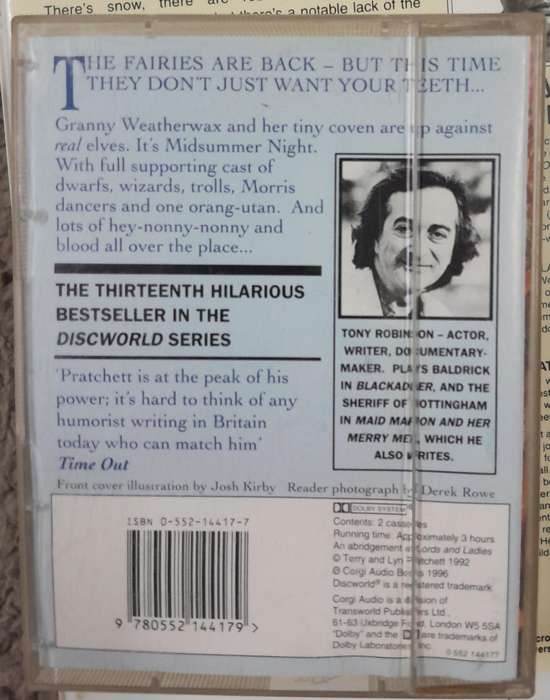 Terry Pratchett's Discworld - Assortment of 6 audio books on cassette