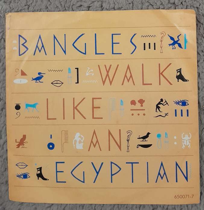 Bangles - Walk Like An Egyptian 7" single