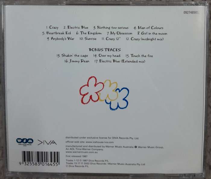 Icehouse - Man of Colours CD (Expanded and Remastered incl Crazy)