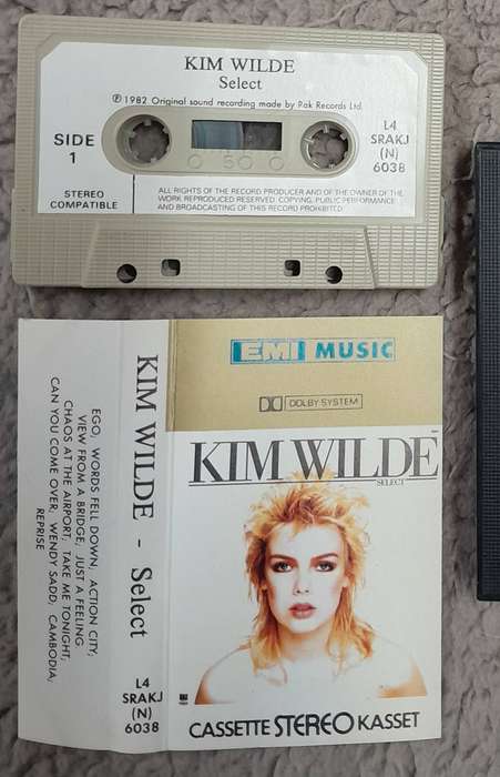 Kim Wilde - Select cassette (South African pressing)