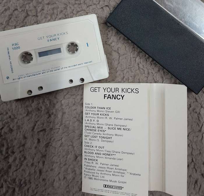 Fancy - Get Your Kicks (1st album) cassette RARE South African pressing