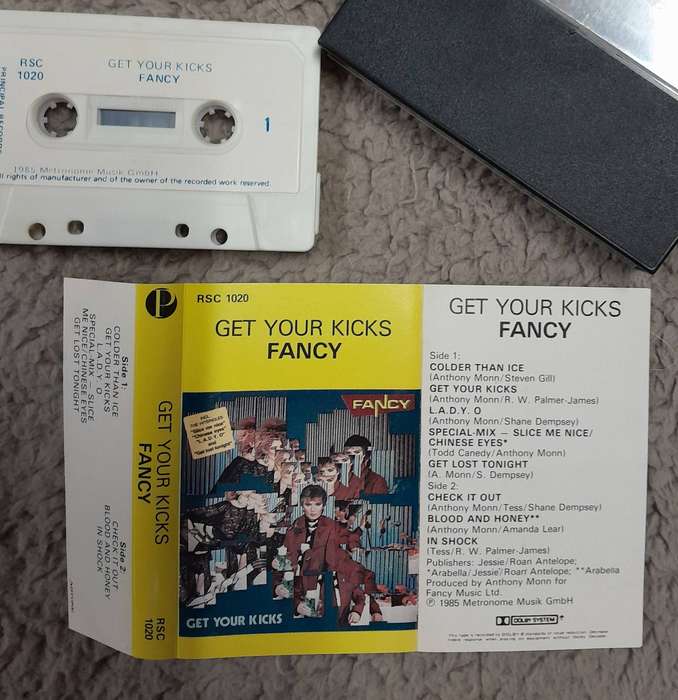 Fancy - Get Your Kicks (1st album) cassette RARE South African pressing