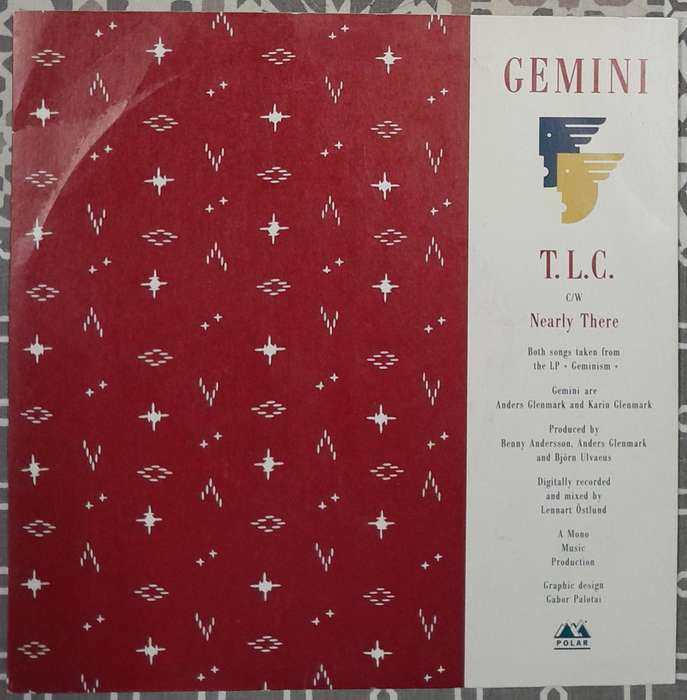 Gemini - T.L.C. 7" Single (ABBA, Bjorn, Benny)