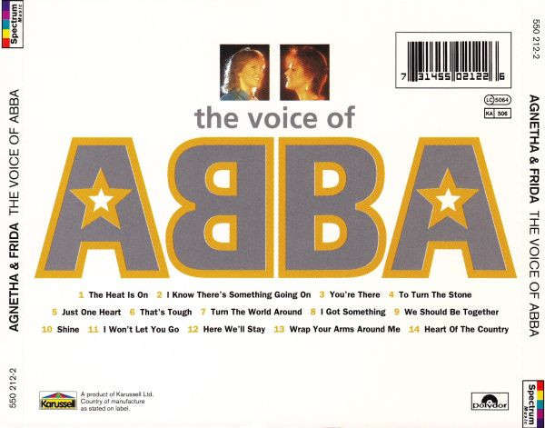 Agnetha and Frida - The Voice of ABBA CD