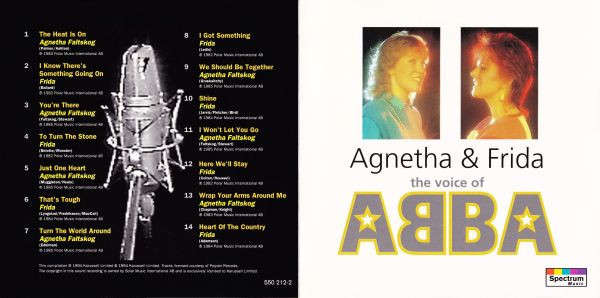 Agnetha and Frida - The Voice of ABBA CD