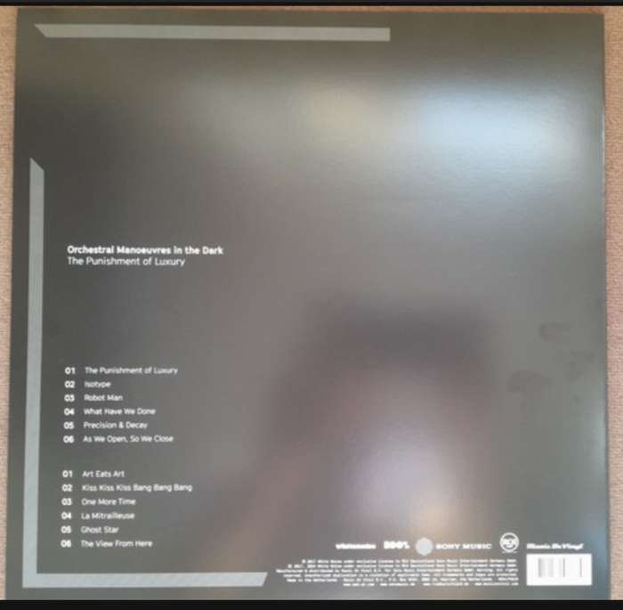 OMD - The Punishment of Luxury LP (Ltd edition blue vinyl 2024)