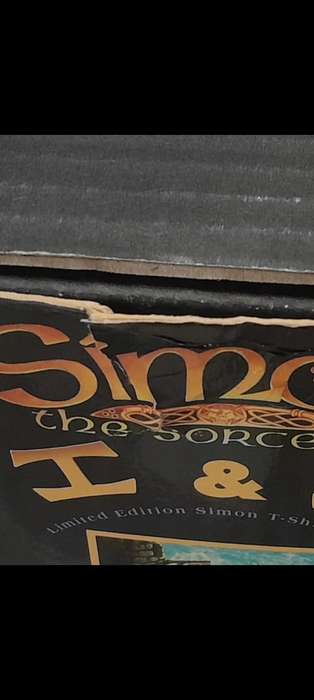 Simon the Sorcerer 1 and 2 PC Big Box Adventure Game Set with T-Shirt