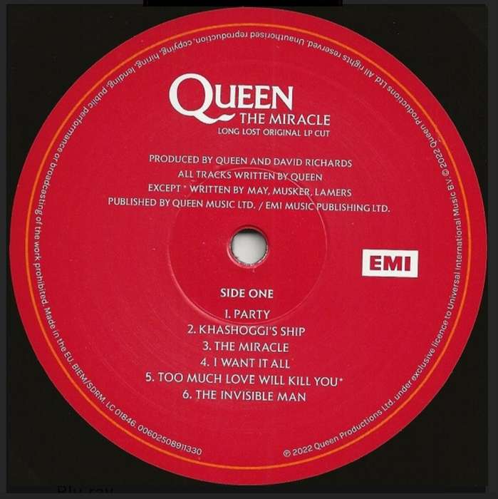 Queen - The Miracle Super Deluxe Box Set (1 LP, 5Cd, DVD, BLU-RAY, Posters, Book and more)