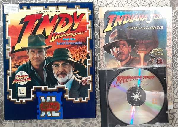 Indiana Jones and the Last Crusade PC Game with Fate of Atlantis CD-ROM