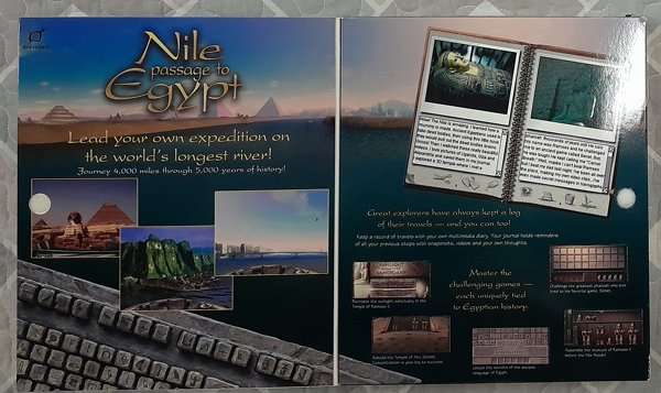 NIle - Passage to Egypt - Interactive Multimedia CD-Rom PC Big Box (with lenticular mousepad)