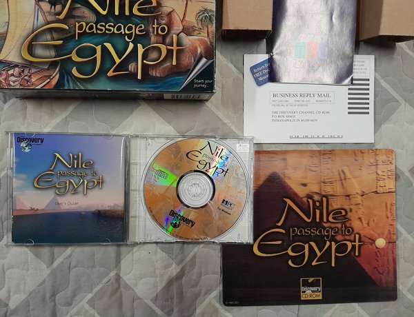 NIle - Passage to Egypt - Interactive Multimedia CD-Rom PC Big Box (with lenticular mousepad)