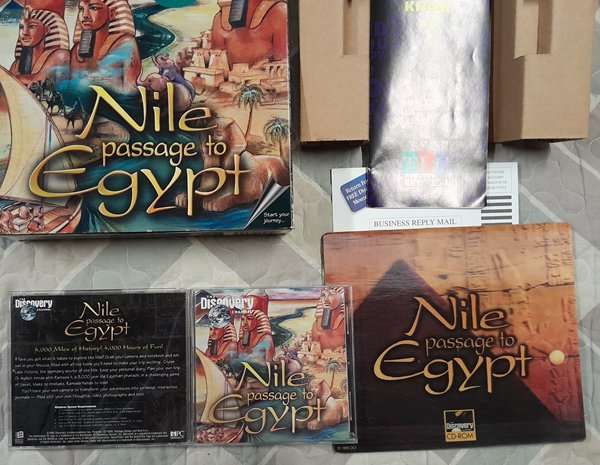 NIle - Passage to Egypt - Interactive Multimedia CD-Rom PC Big Box (with lenticular mousepad)