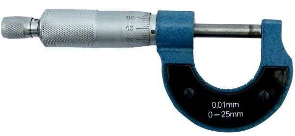 Outside Micrometer (0-25mm), 0.01 mm.