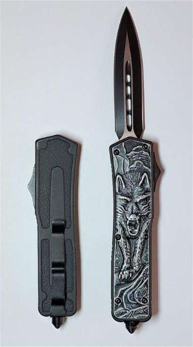 OTF Knife with Double Edged Blade (Retail R1840)