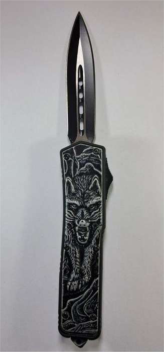 OTF Knife with Double Edged Blade (Retail R1840)