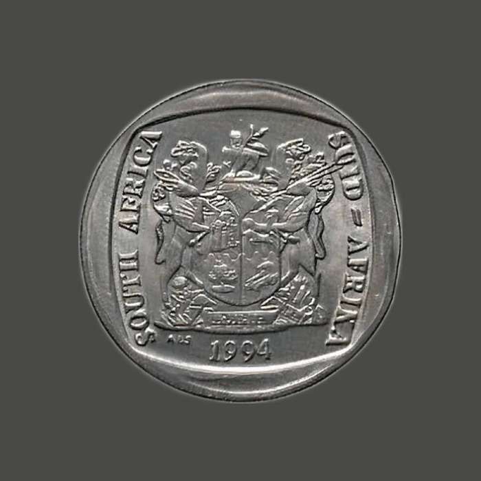 South Africa 5 Rand, Presidential Inauguration - 1994