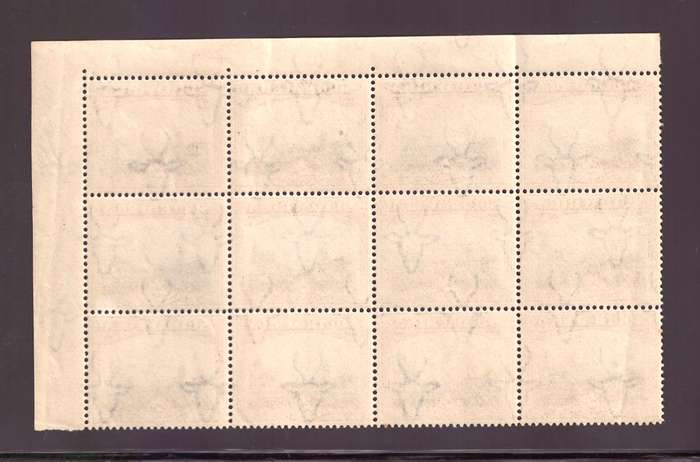 UNION OF SA 1927 2d CORNER BLOCK OF 12 - SCARCE!