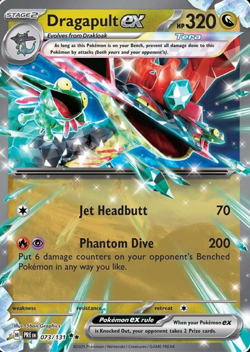 Prismatic evolutions Dragapult ex 073/131