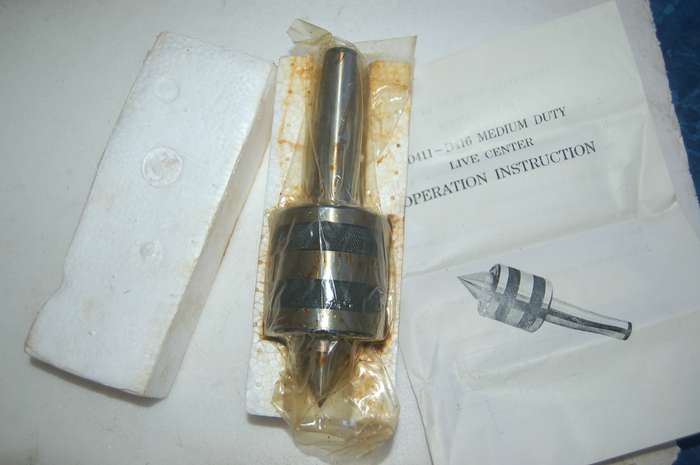 MEDIUM TYPE ROTATION CENTRE FOR LATHE TAILSTOCK TAPER MT3