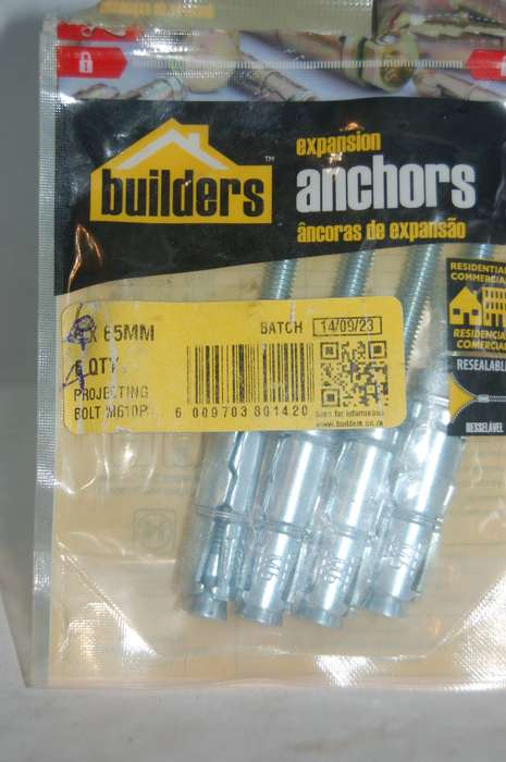 EXPANSION ANCHORS (6MM X 65MM) QTY4