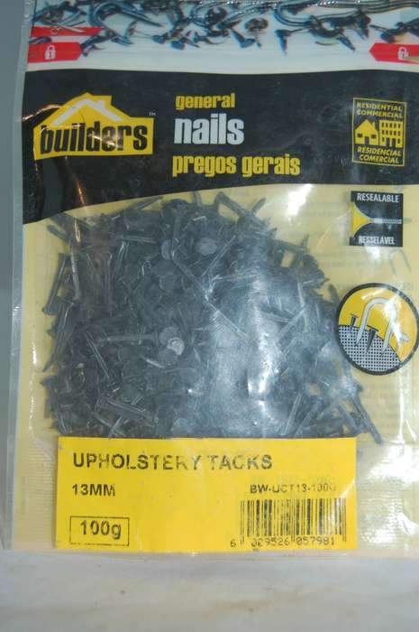 UPHOLSTERY TACKS (13MM) QTY 100GMS