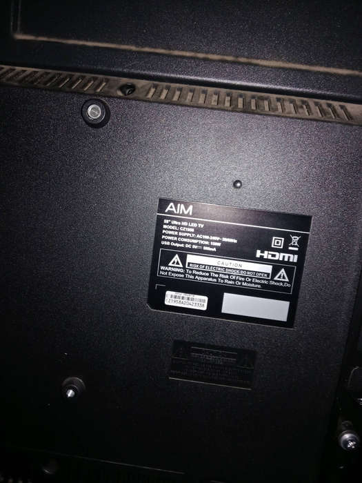 AIM 58 inch Ultra HD TV