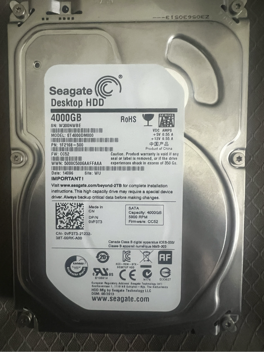 Seagate Desktop HDD 4000GB