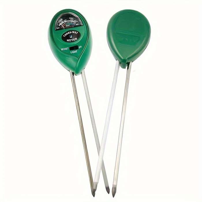 1-Piece Portable 3-In-1 Ph Meter Soil Tester For Testing Soil/Flowers/Lawn/Vegetables