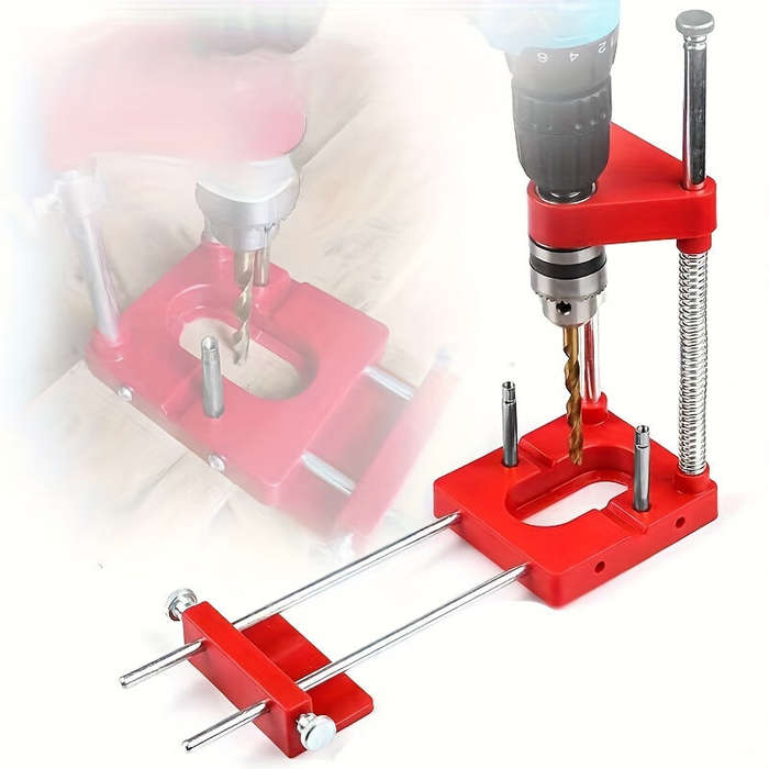 Precision Portable Drill Guide - Great For Woodworking And Home Improvement, No Power Required, Dura