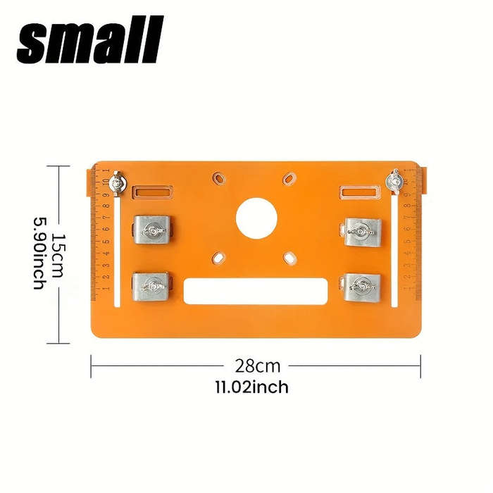 1 Piece Adjustable Portable Saw Base Plate Easily Miter Cuts Without Drilling Precision Circular
