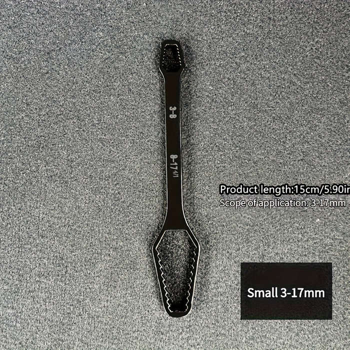 1Pc Adjustable Wrench Double Ended Wrench Tool 3 To 17mm Spanner
