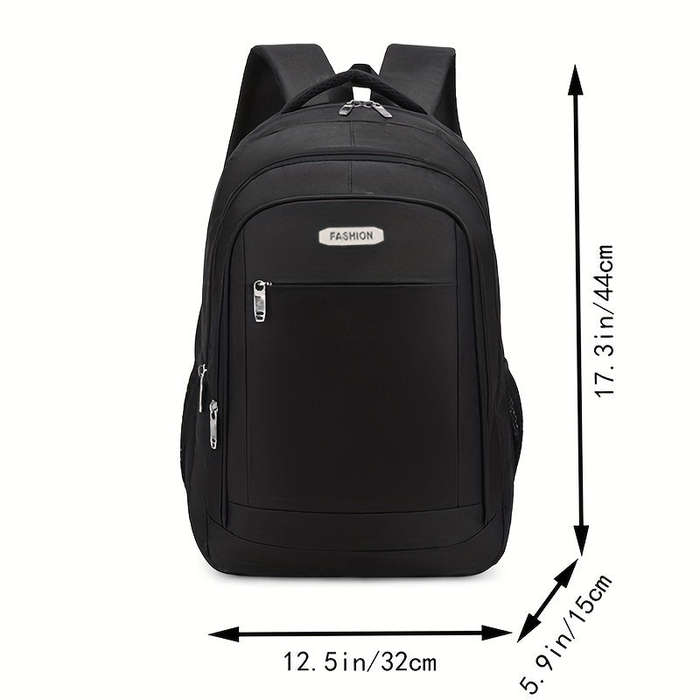 3pcs Student Trendy Large Capacity Backpacks Suitable For Junior And Senior High School Campus Leisu
