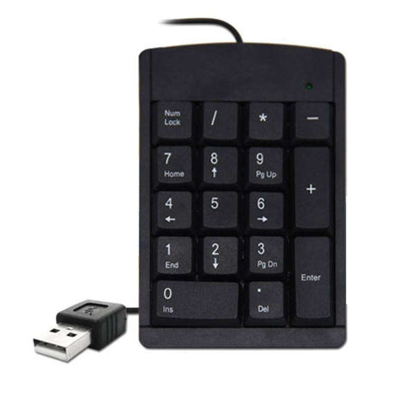 Numeric Keypad Cordless Number Keyboard Pad