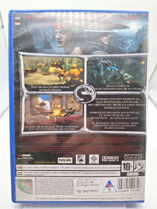 Mortal Kombat: Shaolin Monks (PS2)