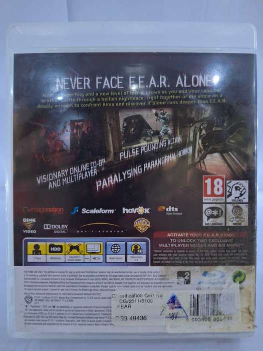 F.3.A.R / Fear 3 (PS3)