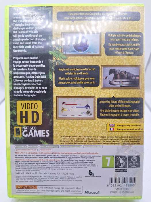 Nat Geo Quiz: Wild Life (XBOX 360)