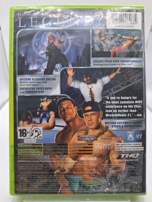 WWE: Wrestlemania 21 - Become a Legend (XBOX OG)