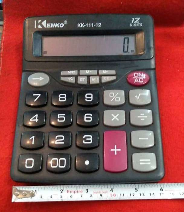 Kenko responsive Big numbers calculator model Kk-111-12