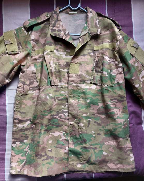 Camo Combat-Security-Paintball Jacket Size Large