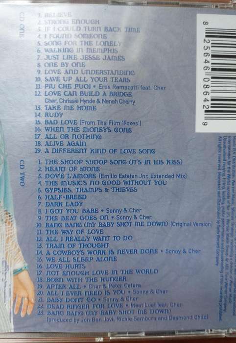 The Very Best of Cher Double Music CD