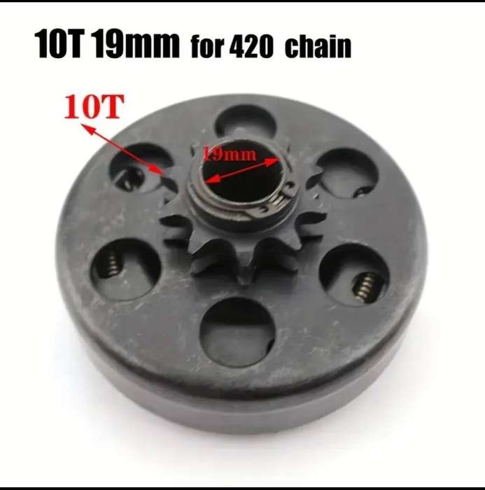 Motorcycle Clutch 10T 19mm shaft- 420 chain
